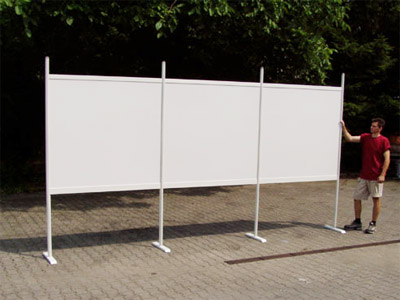 Systemstellwand R8 mit Auslegefu�