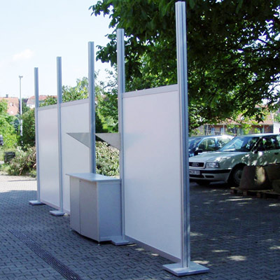 Stellwand System II Viereckst�tze