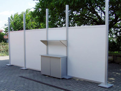 Stellwand System II Viereckst�tze